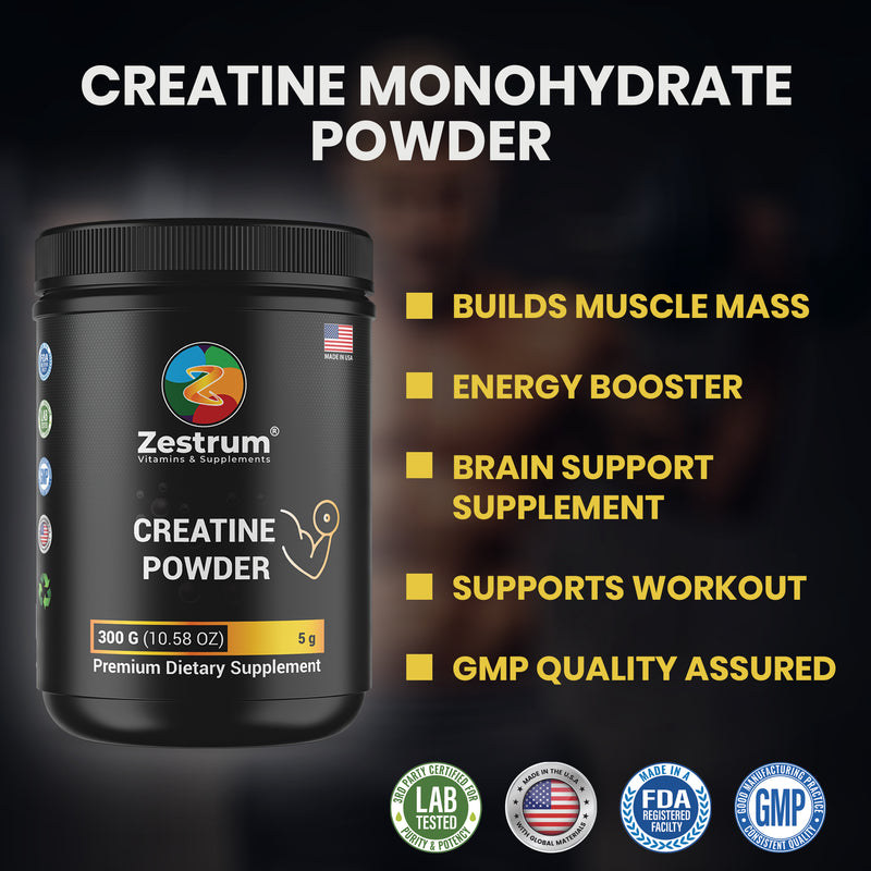 Premium Creatine Monohydrate Powder